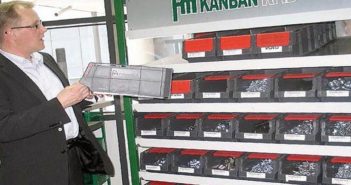 Smart shelves in use at Ferrometal Oy